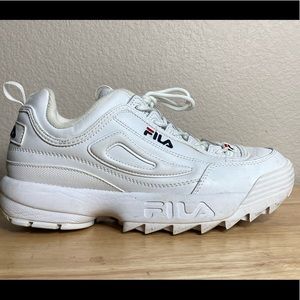 Sold EBay Fila Disruptors Womens Sneakers Dad Shoes on trend White sneaker 9.5